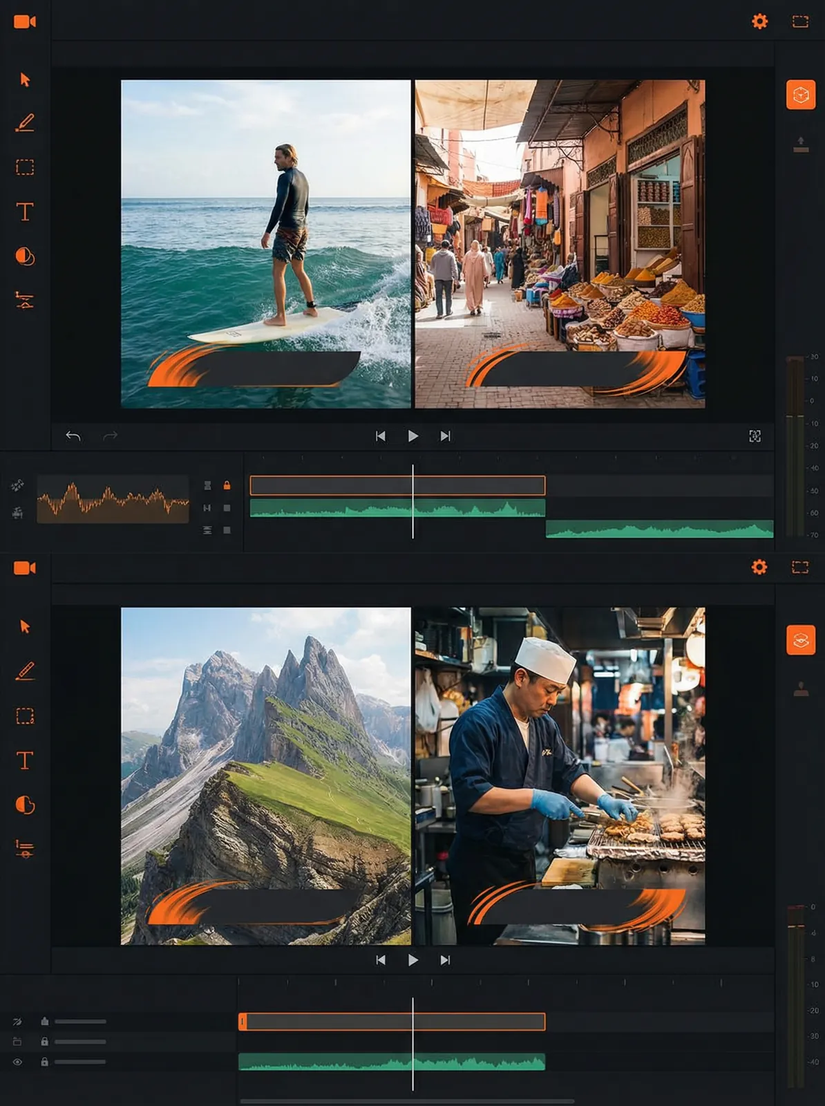 坐在学长的棒棒上写作业在线 Vlog开场模板设计